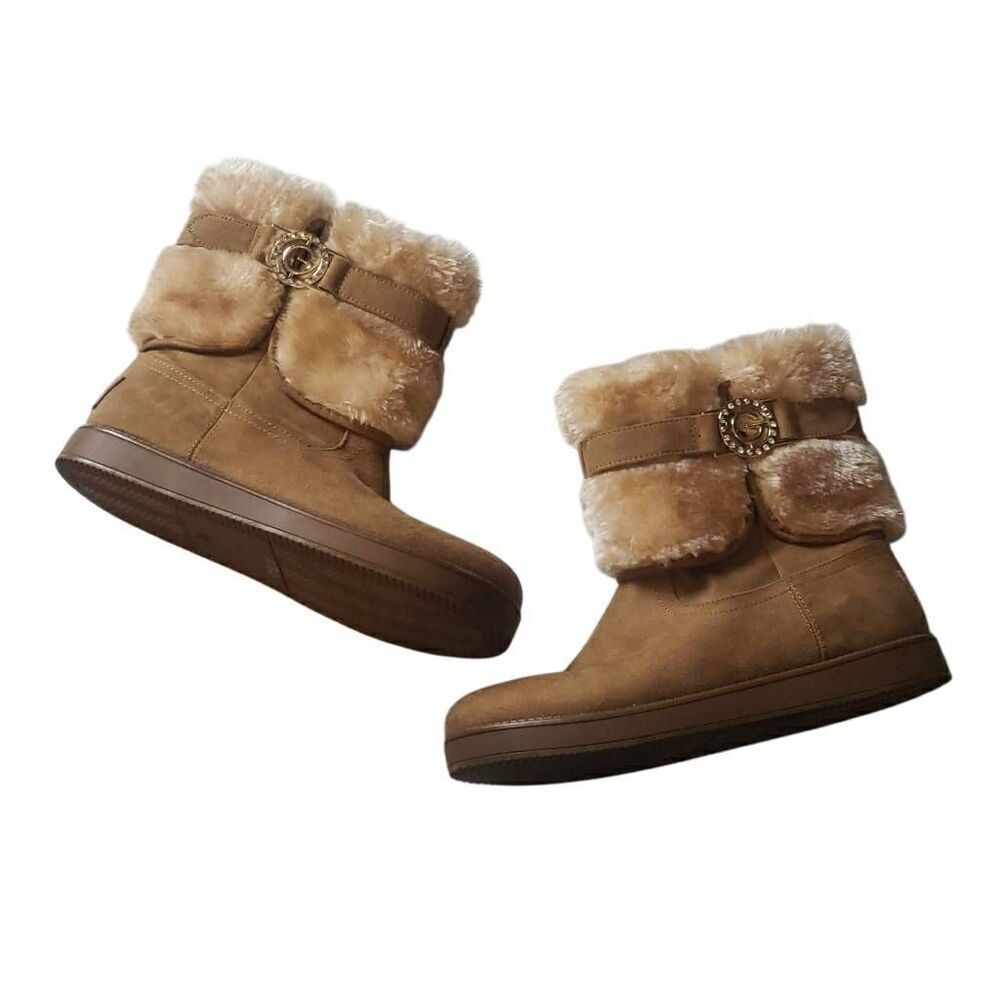 GBG Los Angeles Aussie faux fur-lined‎ 7 1/2